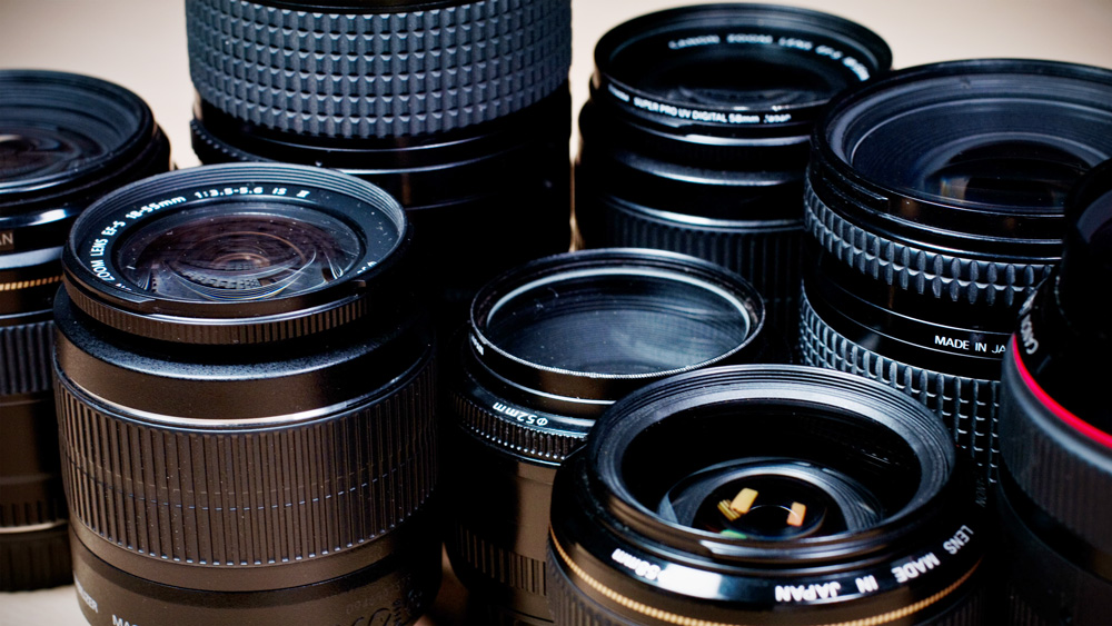 image of camera lenses